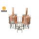 Big Glass Manway Luxuary Micro Beer Brewing Equipment , Bar Brewing Equipment