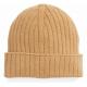 Unisex Wool Winter Hat , Warm Custom Knitted Beanie Hats Plain Color Strings Buckle Closure