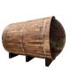 Canadian Red Cedar Wood 6 Person Barrel Sauna Steam Room for Garden