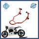 Tire Changing PVC Motorcycle Wheel Lift Stands Red Headstock Paddock Stand