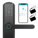 Waterproof IP65 Digital Smart Door Locks FCC WIth Reversible Handle