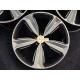 Glossy Black 5 Spoke 20 Inch Rims , Forged 9J Rim For Audi RS5