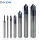 30 Degree Solid Carbide Chamfer End Mill 4 Flute For Steel