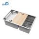 Topmount Kitchen Sink Double Bowl Kitchen Sink Handmade Kitchen Sink Stainless Steel Kitchen Sink