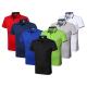 Silk Cotton Custom Embroidered Polo Shirts Athletic Stretch Moisture Wicking