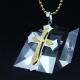 Fashion Top Trendy Stainless Steel Cross Necklace Pendant LPC310