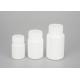 White Empty Plastic Medicine Bottles With Screw Cap 30ml 60ml 100ml