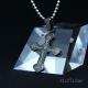Fashion Top Trendy Stainless Steel Cross Necklace Pendant LPC03-1