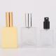 30ml Empty Glass Perfume Oil Cosmetic Bottle Packaging Flat Shoulder Square