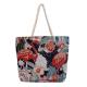 Women Summer Vacation Custom Print Tote Bags Raffia Hand Waterproof