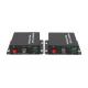 720P/ 1080P TVI video optical fibre converter standalonewith RS485 data , AC220V video data converter