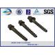 High Hardness 5.6 Grade 35# Railway Screw Spikes , DIN Standard