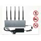 6W Wifi + 2G + 3G Cell Phone Signal Jammer With 5 Antennas