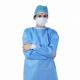 Round Neck design PPE Disposable Gown , Disposable Lab Coats Non Toxic