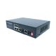 IP30 Unmanaged POE Switch 4 PoE Ports 1 SFP 1 Network Port 1 Combo