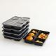5 Compartment Rectangular Plastic Take Away Containers With Dividers For Restaurants
