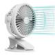 6000mAh Battery Operated Rechargeable Clip Fan With LED Light