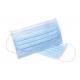 Anti Dust Disposable Face Mask , Disposable Blue Mask Low Breathing Resistance