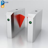 Indoor High Security Direct Drive Flap Barrier Turnstile 304SS Bidirectional