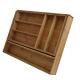 tableware bamboo expandable drawer organizer cutlery box China manufacturer