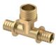 Brass Tee Reducing Male Thread Pipe fittings