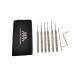 Locksmith Tools 6pcs of Convenient Single Hook Stainless Steel Lock Pick Kit 