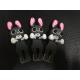 2017 DIY Cute 3D Zootopia Judy Soft PVC Cell Phone Charms , Stick To Smart Phone Case, Best Phone Gift Decoration