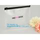 fashion thick clear retail custom printed pvc slider zipper bag, mini plastic zipper cosmetic slider zip bags with print