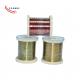0.1mm 180 Degrees Polyuerthane Copper Enameled Wire / Filament Red Color