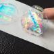 Laser Anti Counterfeiting Labels Scratch Coating Anti Fake Sticker Holographic