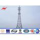 30m / 60m Conical 138kv Power Transmission Tower Power Transmission Pole