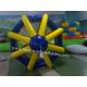 Yellow colour inflatable water roller tube ball , inflatable water wheel roller