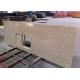 Thailand Gold Granite Island Top Rectangular Basin Hole For Commercial Projects