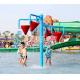 Colorful Carp Spray Park Equipment For Children / Kids in Water Park Fiberglass Equipment