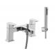 Simple Design Chrome Bathroom Mixer Tap Faucet With Ceramic Valve