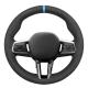 110g Mordern Style PU Leather Steering Wheel Cover for BMW X1 U11 2023-2024 X2 U10 2024