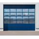 Customized Commercial Sectional Door Insulated Double Layer Transparent Window