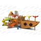 Ship Series Children ' S Wooden Playground Equipment Colorful Slides In Big Size
