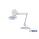 Adjustable Dental Lab Products 100V-240V With Led Light Magnifying Lamp 5 Diopter