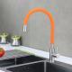 SUS304 Kitchen Tap Cold Only Faucet Single Handle Flexible Colorful Spout
