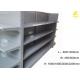 Durable Supermarket Steel Racks 60-65kg/ Layer Load 1200 X 400mm Upper Shelf