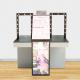 Versatile Cosmetic Display Gondola Furniture for Makeup Presentation 380kg Capacity