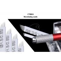 White Disposable Hair Stokes Blades for  Eyebrow Microblading EO Gas Sterilized