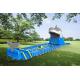 Amusement Water Park 0.9mm Plato Inflatable Shark Slide