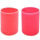 ROHS Fireproof Rubber Sleeve For Glass Bottles , Nontoxic Silicone Water Bottle