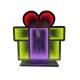 Christmas Light Style Christmas Gift Box with LED Light and Acrylic Magic Mirror Ideal