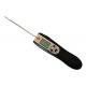 Food Cooking Folding Probe Thermometer / Timer With Meat Taste Preset