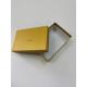 Custom Printed Corrugated Box Golden Cosmetic Paper Boxes FSC