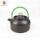 Aluminum Outdoor Cookware Set , 0.8L Outdoor Camping Kettle With Silicon Handle