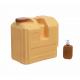 Yellow Rectangle Plastic Outdoor Water Tank With Logo Printing